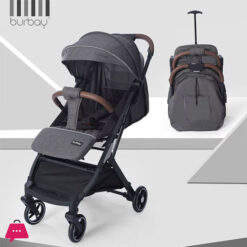 Burbay 1 Button To Collect Light Weight And Easy Fold Baby Stroller X6