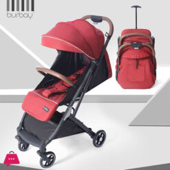 Burbay 1 Button To Collect Light Weight And Easy Fold Baby Stroller X6