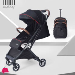 Burbay 1 Button To Collect Light Weight And Easy Fold Baby Stroller X6