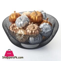 Double Layer Wrought Iron Fruit Basket Living Room Household Fruit Plate Dried Fruit Candy Storage Basket
