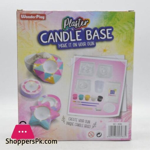 Kids Plaster Candle Base