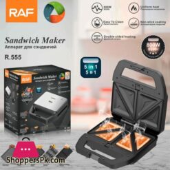 5 In 1 Detachable Non Stick Plates Sandwich Panini Grill Waffles Maker With 5 Sets