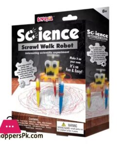 Science Scrawl Walk Robot Interesting Scientific Experiments Easy DIY Kit For Kids