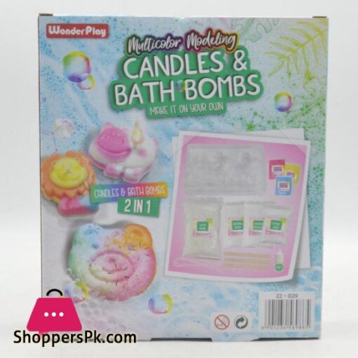 2 in 1 Candles Bath Bombs