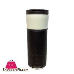 Starbucks Travel Mug With Leather Cover 473Ml