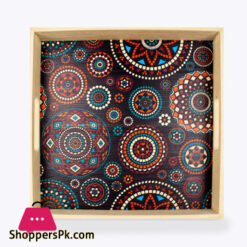 Acrylic Dot Art Tray  9 x 9 Inch