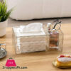 Acrylic Tissue Box With Holder
