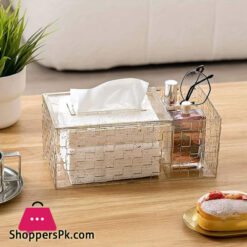 Acrylic Tissue Box With Holder