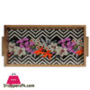 Beautiful Flower Art Tray 6.5 X 13 Inch