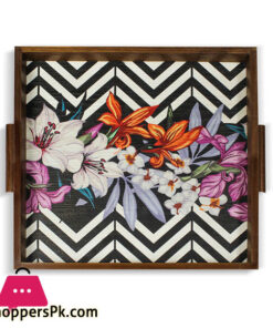 Beautiful Flower Art Tray 9 X 9 Inch 7 Beautiful Flower Art Tray 9 X 9 Inch - Image 3