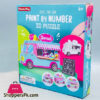 Bus Shape 3D Puzzle Paint Number