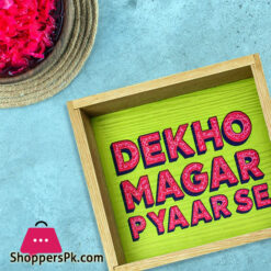 Calligraphy Art Design Tray 9 X 9 Inch