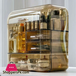 Cosmetics Storage Box Dresser Acrylic Skin Care Shelf Dustproof Desktop Large Capacity Cosmetics Organizer Perfume Organizer