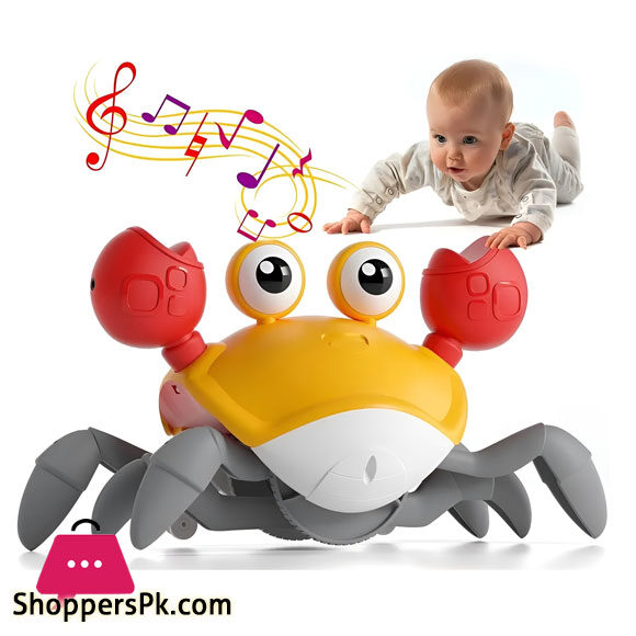 Dancing Crab Toy For Babies Crawling Interactive Escape Crabs