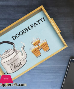 Doodh Patti Kettle Design Tray 12 X 12 Inch 6 Doodh Patti Kettle Design Tray 12 X 12 Inch - Image 2