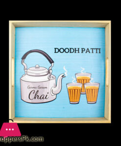 Doodh Patti Kettle Design Tray 9 X 9 Inch 7 Doodh Patti Kettle Design Tray 9 X 9 Inch - Image 3