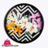 Floral Art Round Tray 11 X 11 Inch 2 Floral Art Round Tray 11 X 11 Inch