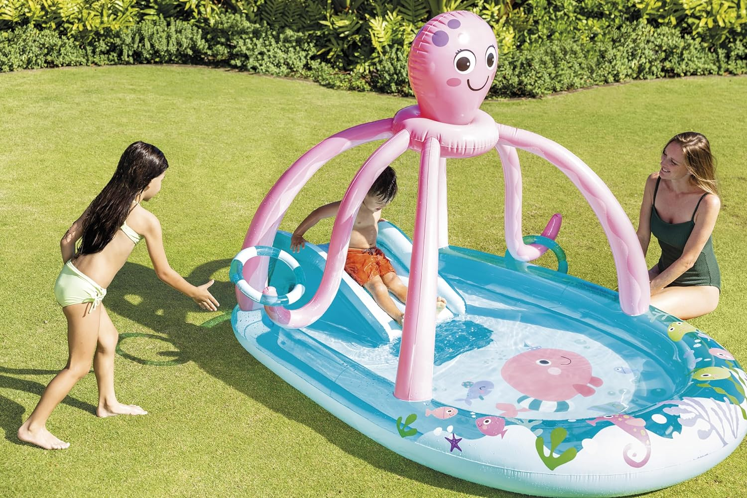 Intex Friendly Octopus Fancy Play Center Pool 92&Quot;L X 72&Quot;W X 59&Quot;H