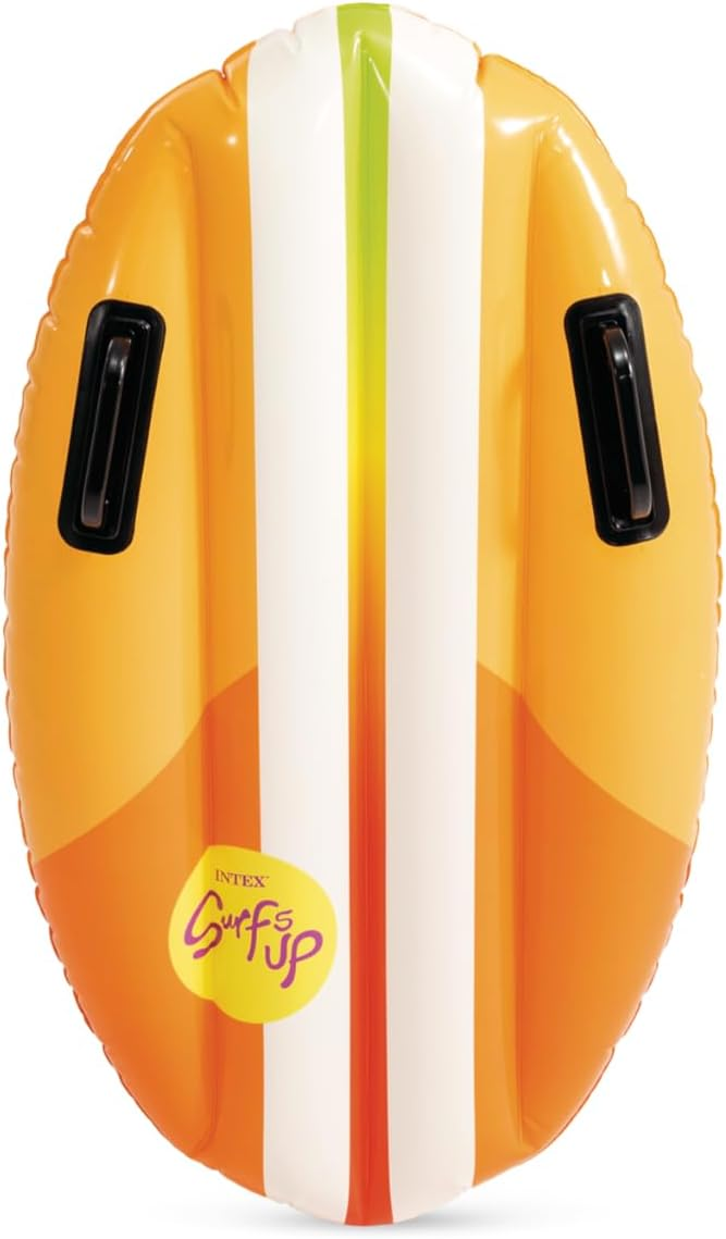 Intex Inflatable Surfing Fun Slide With Two Inflatable Surf Riders – Built-In Water Sprayer – Removable Arch – Carry Handles – 221&Quot; X 54&Quot; X 39&Quot;