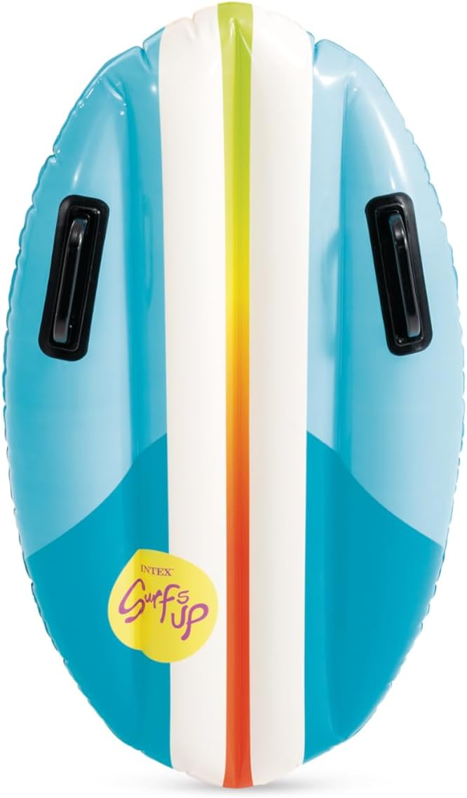 Intex Inflatable Surfing Fun Slide With Two Inflatable Surf Riders – Built-In Water Sprayer – Removable Arch – Carry Handles – 221&Quot; X 54&Quot; X 39&Quot;