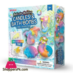 Multicolor Modeling Candles & Bath Bombs