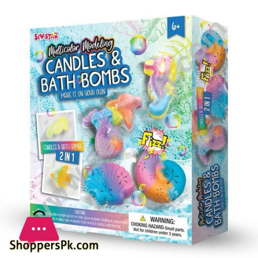 Multicolor Modeling Candles & Bath Bombs
