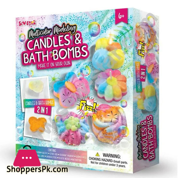 Multicolor Modeling Kit Create Your Own Candles And Bath Bombs