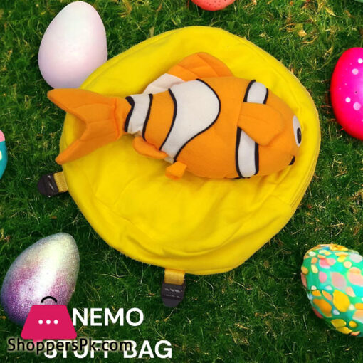 Nemo Fish Stuff Backpack Kids Bag for School Soft Toddler Bag For Lunch Box