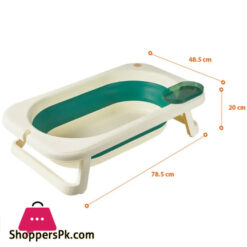 Portable Baby Bathtub With Storage Shelf