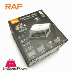 Raf 4 Slice 4 In 1 Sandwich Maker, Waffle Maker, Panini Grill, Nut Maker R.550