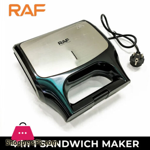 RAF 4 Slice 4 in 1 Sandwich Maker, Waffle Maker, Panini Grill, Nut Maker R.550