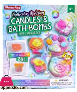Wonder Play Multicolor Modeling Kit Create Your Own Candles And Bath Bombs