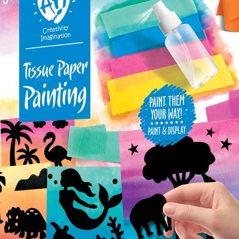 Wonder Play Tissue Paper Painting