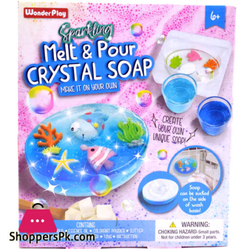Sparkling Metal & Pour Crystal Soup