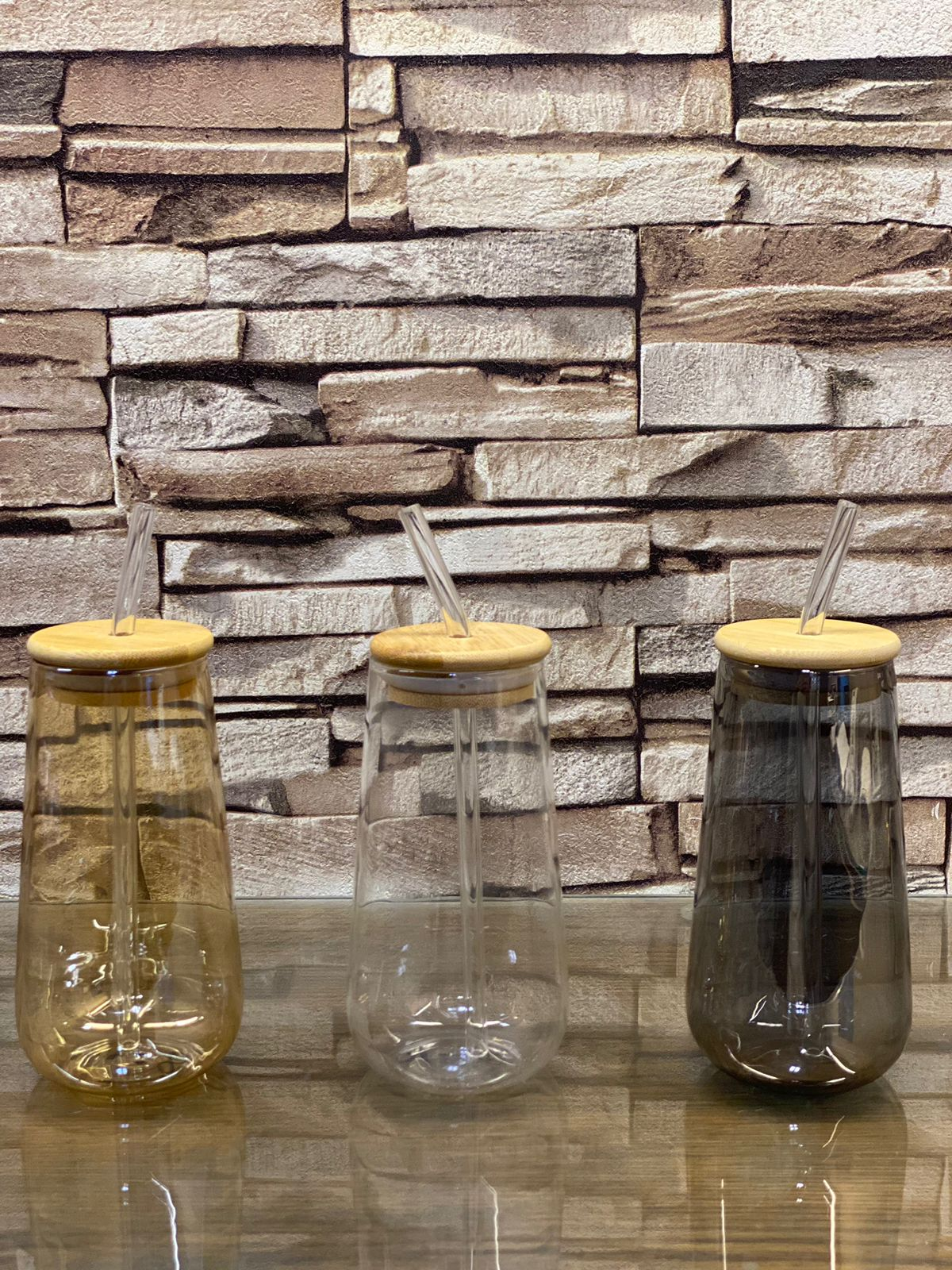 Tall Drinking Glass Cups With Lids And Straws Boba Tea Glass 4 Tall Drinking Glass Cups With Lids And Straws Boba Tea Glass