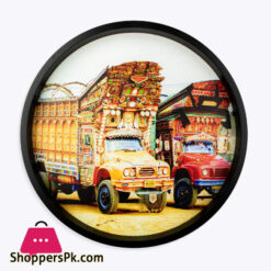 Truck Art Round Tray 11 x 11 Inch