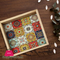 Turkish Art Tray 6 X 6 Inch