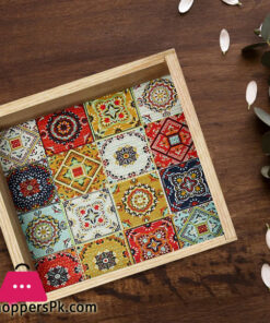 Turkish Art Tray 6 X 6 Inch 5 Turkish Art Tray 6 X 6 Inch - Image 2