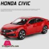 132 Honda Civic Model Car Diecast Toy Car Model Sound Light Vehicle