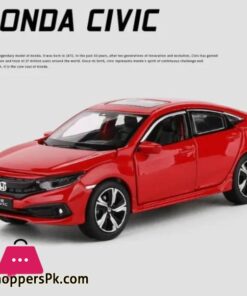 132 Honda Civic Model Car Diecast Toy Car model Sound Light Vehicle