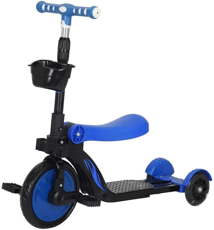 3 In 1 Multi-Functional Tricycle - Balance Wheel Scooter And Fire Scooter