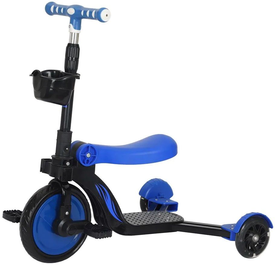 3 In 1 Multi-Functional Tricycle - Balance Wheel Scooter And Fire Scooter