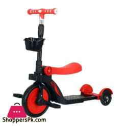 3 In 1 Multi-Functional Tricycle - Balance Wheel Scooter And Fire Scooter