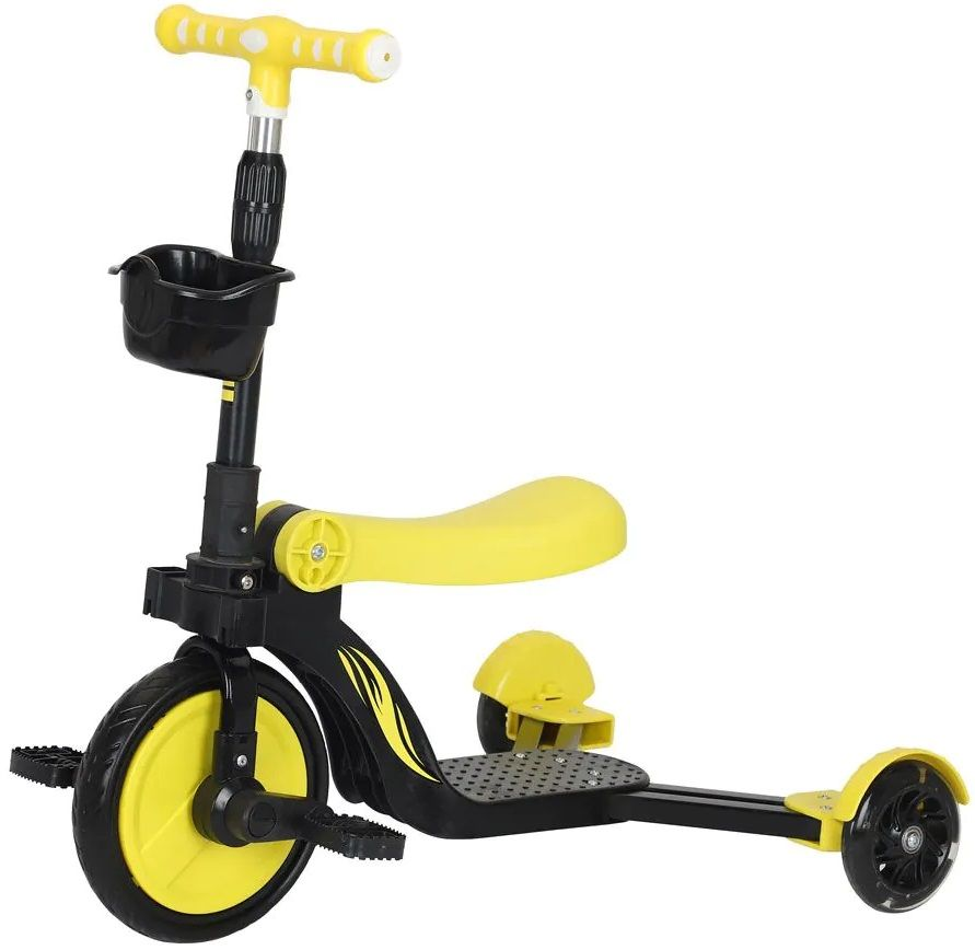 3 In 1 Multi-Functional Tricycle - Balance Wheel Scooter And Fire Scooter