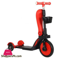 3 In 1 Multi-Functional Tricycle - Balance Wheel Scooter And Fire Scooter