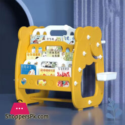 3 In 1 Plastic Indoor Kids Study Desk Learning Easel Board With Book Shelf With Chair