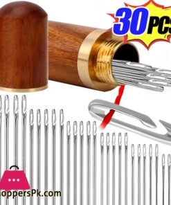 3012Pcs Blind Sewing Needle Elderly Side Hole Stainless Steel Self Threading Needle For Stitching Pin Household DIY Sewing Tool