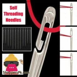3012Pcs Blind Sewing Needle Elderly Side Hole Stainless Steel Self Threading Needle For Stitching Pin Household Diy Sewing Tool