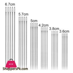 3012Pcs Blind Sewing Needle Elderly Side Hole Stainless Steel Self Threading Needle For Stitching Pin Household Diy Sewing Tool