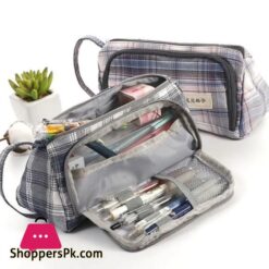 Big Capacity Pencil Case Pouch Pen Case Simple Stationery Bag School College Office Organizer for Teens Girls Adults Student Deep Green XW Simple